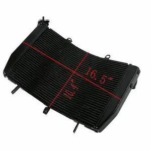 XINMATUO Motorcycle Replacement Radiator Cooler Fit For YAMAHA YZF R6 YZF-R6 2006-2007 Black XF-366