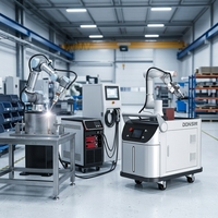 Système de robot de soudage laser collaboratif intelligent, bras à 6 axes, aucune programmation requise, 350A/500A, protection IP66, garantie de 2 ans