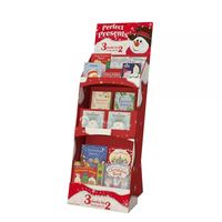 Support d'affichage en carton ondulé pour livres, portable et personnalisé, pour la vente de bandes dessinées