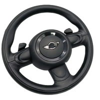 Volant en cuir personnalisé pour mini Cooper R55 R56 R57 R58 R59 R60 Volant en fibre de carbone Affichage LED personnalisé
