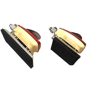 Para terminar de lijado de la hoja de metal para Farmall <span class=keywords><strong>tractor</strong></span> 73*98mm respaldo pad Gancho y Bucle de sistema - Product Image 3