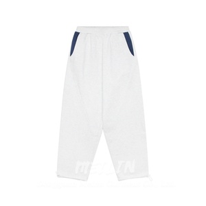 Ensemble de survêtement streetwear oversize coupé-cousu pour homme, comprenant un sweat à capuche et un pantalon de jogging évasé de haute qualité, modèle uni - Product Image 5
