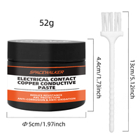 Pâte de contact conductrice en cuivre, graisse anti-arc, réduit la résistance de contact, résistante à l'humidité -40~+180 SPACEWALKER ECC53 Auto