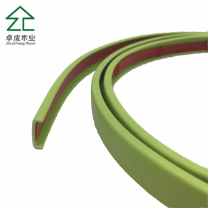 Banda de Borde en Forma de U para Muebles, Tira Adhesiva Decorativa para Muebles, Banda de Borde de <span class=keywords><strong>PVC</strong></span> de <span class=keywords><strong>Color</strong></span> Blanco y Rojo - Product Image 4