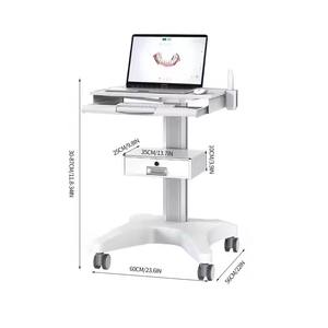Supporto per computer portatile e <span class=keywords><strong>Scanner</strong></span> orale per carrello medico ospedaliero ad alimentazione manuale - Product Image 1