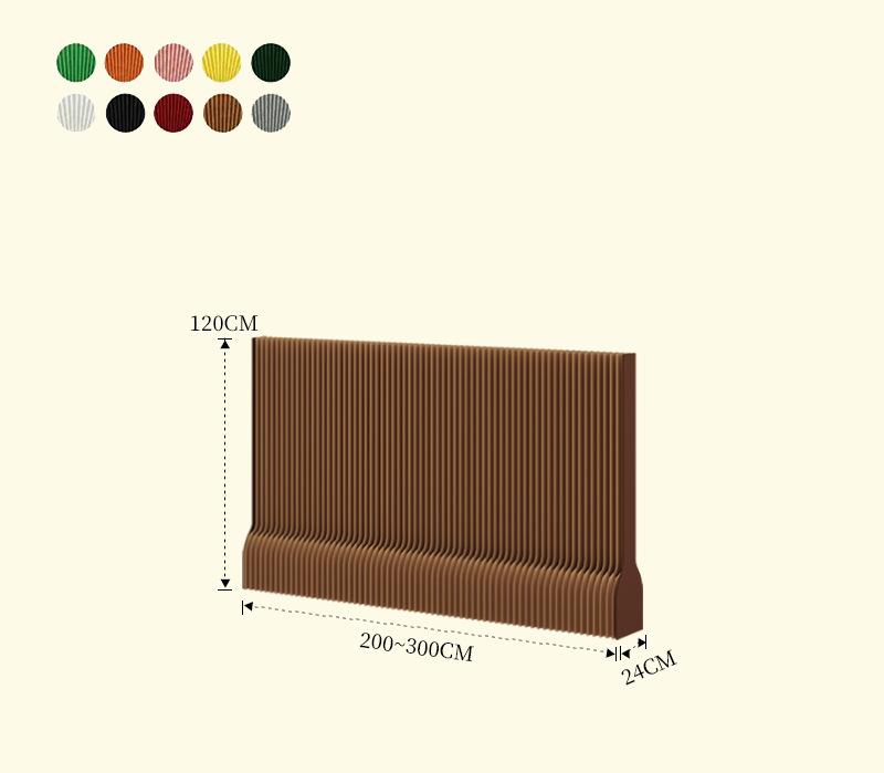 Marron-hauteur 120 largeur 24 longueur 200-300