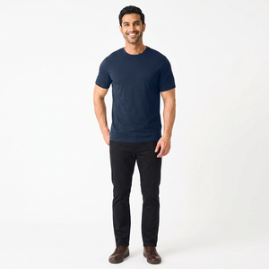 Camiseta de Gimnasio Personalizada para Hombre, Corte Regular, 100% Algodón, Cuello Redondo, Manga Corta, Transpirable, Jersey de Alta Calidad con Impresión Personalizada - Product Image 1
