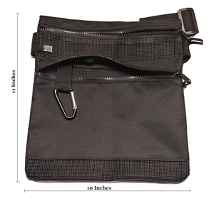 Bolsa de Detección de Metales de Alta Calidad, Negra, de Oxford 600D, Impermeable, con Malla, Riñonera, Perfecta para Detectar Metales en la Playa - Product Image 2