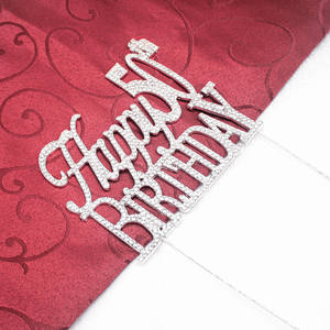 Decorazione all'ingrosso strass lettera <span class=keywords><strong>15</strong></span> <span class=keywords><strong>buon</strong></span> <span class=keywords><strong>compleanno</strong></span> torta Topper per torta di <span class=keywords><strong>compleanno</strong></span> - Product Image 6