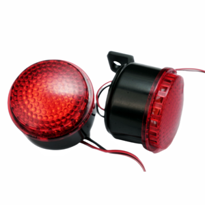 FSD-5037 5V 12V 24V avec lumière LED haut décibel 100dB sirène sonore active sonnerie piézo-électrique pour unité de conduite alarme incendie 119 son - Product Image 4