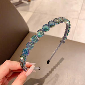 أربطة رأس أمريكية متوفرة في المخزون ، إكسسوارات شعر رائعة وعصرية ، مشابك شعر ، أربطة شعر إكسسوارات شعر نسائية - Product Image 4