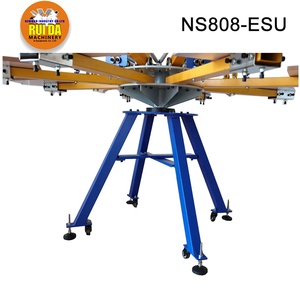 Quay serigraphie thiết bị <span class=keywords><strong>6</strong></span> màu <span class=keywords><strong>6</strong></span> trạm vải T-Shirt máy in Màn hình máy in - Product Image 3