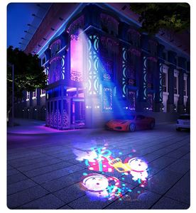 Projecteur de flocon de neige de Noël à LED d'atmosphère laser rotative colorée avec lampe d'Halloween Led Spotlights - Product Image 5