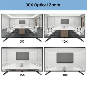 أفضل تكبير بصري عالي الدقة 30X HDM I SDI IP للكنائس المتدفقة مباشرة