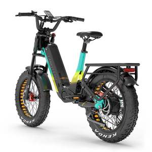 Bicicleta Eléctrica Híbrida de 1000W, 48V, Aleación de Aluminio, Batería de Litio, Pantalla LCD, Doble Suspensión, Impermeable, para Adultos, Montaña y Ciudad, con Torque - Product Image 2