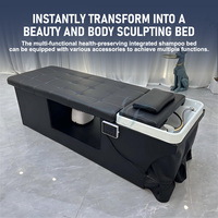 Prix d'usine, personnalisable, lit de lavage de cheveux de salon, station de lavage de cheveux de luxe pour massage thaïlandais, équipement de beauté professionnel, vente en gros