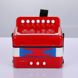 Acordeón Infantil de Juguete, Mini Acordeón de 7 Teclas y 2 Bajos, Portátil, de Plástico, Instrumento Musical de Aprendizaje Temprano para Niños y Niñas - Product Image 3
