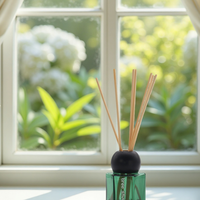 Brûleur d'encens plat en verre beige de luxe Bakhoor Censer Lampe Décoration d'intérieur Diffuseur d'aromathérapie religieuse Porte-parfum