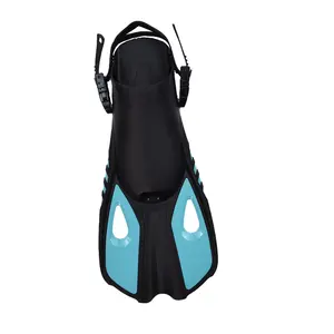 Pinne da nuoto a pinna corte regolabili leggere per immersione con pinne speciali in Silicone per Snorkel kit da viaggio per adulti