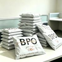 Sac postal personnalisé KD 18, nouvelle enveloppe d'expédition en plastique épais, emballage pour colis, pochettes polyvalentes blanches pour vêtements