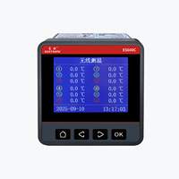 Compteur de panneau ES600C-X-6 EASTSONG avec surveillance de température sans fil LoRa intégrée, 6 canaux Ethernet RS485, classe 0.2S, triphasé, CE