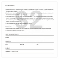 Cartes de loterie personnalisées avec numéros gagnants, impression sur carton duplex, tickets à gratter, taille personnalisée, fabrication chinoise