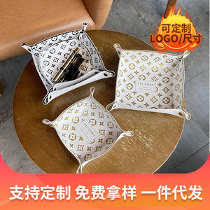 Plateau de rangement en cuir rectangulaire pour bureau, sans couvercle, usage professionnel, couleur unie, type sur pied, 300g, fabriqué à Guangzhou - Product Image 5