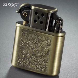 ZORRO Bật Lửa Dầu Ả Rập Đồng Nguyên Chất Cổ Điển Chống Gió Kiểu Cũ - Product Image 3