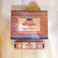Bâtons d'encens Satya Nirvana Masala, roulés à la main, en bambou aromatique, 100% naturels, paquet de 15 grammes, fournisseur en gros pour toutes les saisons, Inde