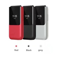 Nuevo Teléfono Celular Plegable Versión Global, Pantalla de 1.77 Pulgadas, Doble SIM, Mini, Bonito, Resistente