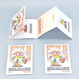 卸売カスタム工場価格A3 A4 A5サイズチラシ冊子販促カラー折り込みパンフレットアート紙印刷 - Product Image 2