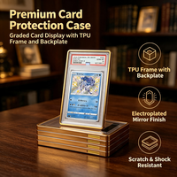 Protection de carte premium en TPU électroplaqué, anti-jaunissement, résistante aux rayures, avec pare-chocs brillant en TPU et béquille arrière