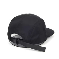 Casquette de sport en nylon à cinq panneaux, imperméable, avec logo personnalisé, pour la course à pied, type snapback, casquette de baseball, casquettes et chapeaux à 5 panneaux