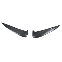 Séparateurs de pare-chocs arrière en fibre de carbone pour Mercedes Benz W205 C63 2015-2021