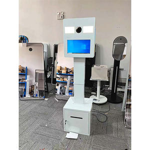 Espejo Mágico Premium para Fotomatón con Cubo Desmontable de 32 Pulgadas, Pantalla Frontal de Vidrio Blanco para Autoservicio, 110V - Product Image 1