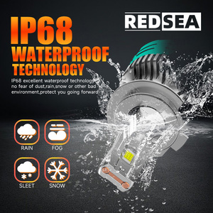 Faro LED para Coche RedSea R14 15000LM Alta Potencia 150W Lámpara H7 H4 Bombilla con Tubo de Cobre Doble 6000K Material de Aluminio - Product Image 5