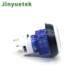 ปลั๊กอเนกประสงค์คุณภาพสูง JY Wholesale ขนาด 42 มม. ปุ่มกดพลาสติกแบบแบนพร้อมไฟ LED สำหรับเครื่องเกมอาร์เคด ใช้กับเหรียญแบบอังกฤษ - Product Image 5