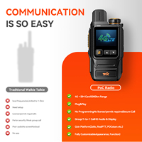 DK-L2 Grosir Radio Walkie Talkie Genggam 4G LTE Internet POC Jaringan Global Dengan Kartu SIM Elektronik untuk Polisi