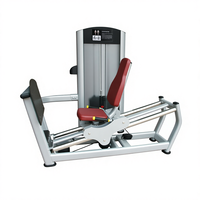 Machine à presse pour les jambes réglable pour salle de sport commerciale, mini chargeur en acier, machine à jambes assise à charge par broche pour l'entraînement de la poitrine