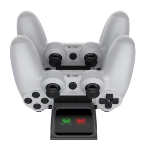 Contrôleur <span class=keywords><strong>sans</strong></span> <span class=keywords><strong>fil</strong></span> <span class=keywords><strong>Chargeur</strong></span> LED pour <span class=keywords><strong>PS4</strong></span> Station de charge pour <span class=keywords><strong>PS4</strong></span>/<span class=keywords><strong>PS4</strong></span> Pro/ <span class=keywords><strong>PS4</strong></span> Slim Controller Base Double Charger Docks - Product Image 5
