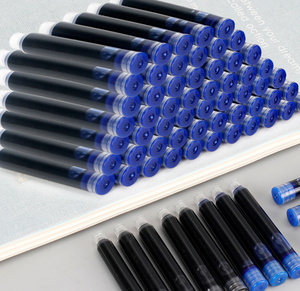 Cartouches d'<span class=keywords><strong>encre</strong></span> non effaçables pour stylo-plume (bleu, noir, rouge) - Recharges universelles - Product Image 4