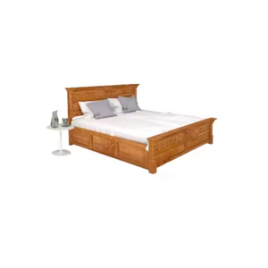Cama de Madera de Teca de Alta Calidad, Diseños Sencillos al Mejor Precio, Hecha a Mano en Indonesia para Dormitorio, Villa, Hotel, Apartamento, ABS 43, Madera - Product Image 3