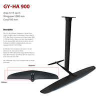 Stock disponible Hydroptère en fibre de carbone GY-HA900 Wingfoil Kitesurf Surf Set Hydroptère Foil Water Sports Pump Down Wind