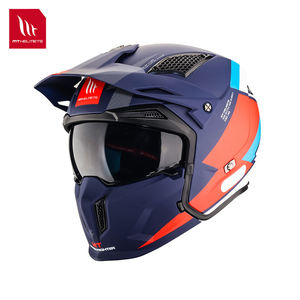 Casco MTHELMETS con Certificación ECE DOT, Nuevo, Desmontable, Combinado 3/4, para ATV, Cruiser, Estilo Vintage Retro, Street Fighter, Motocicleta, ABS - Product Image 2