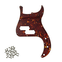 Accessoire de guitare basse Vintage Turtle Armor PB Style 13 trous PBass Faceplate Accessoires pour instruments de musique