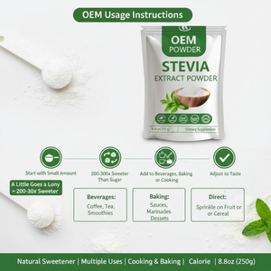 Dolcificante Naturale ad Alta Purezza, Sostituto del Zucchero a Base Vegetale, Perfetto per Dieta Keto, da Foglie di Stevia in Polvere - Product Image 5