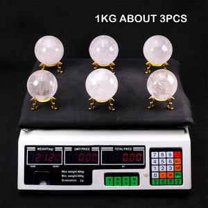 Hoogwaardige natuurlijke steen grote kristallen bol heldere kwarts kristallen bol voor huisdecoratie en meditatie - Product Image 3