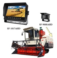 Moniteur AHD à écran quadruple de 10,1 pouces, étanche IP69K, moniteur 4 canaux, moniteur pour bateau, camion, bus, caravane