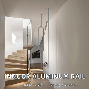 Barandilla Moderna de Aluminio y Acero Sólido para Interiores, para Terraza y Escalera, Producto BH con 5 Años de Garantía - Product Image 2