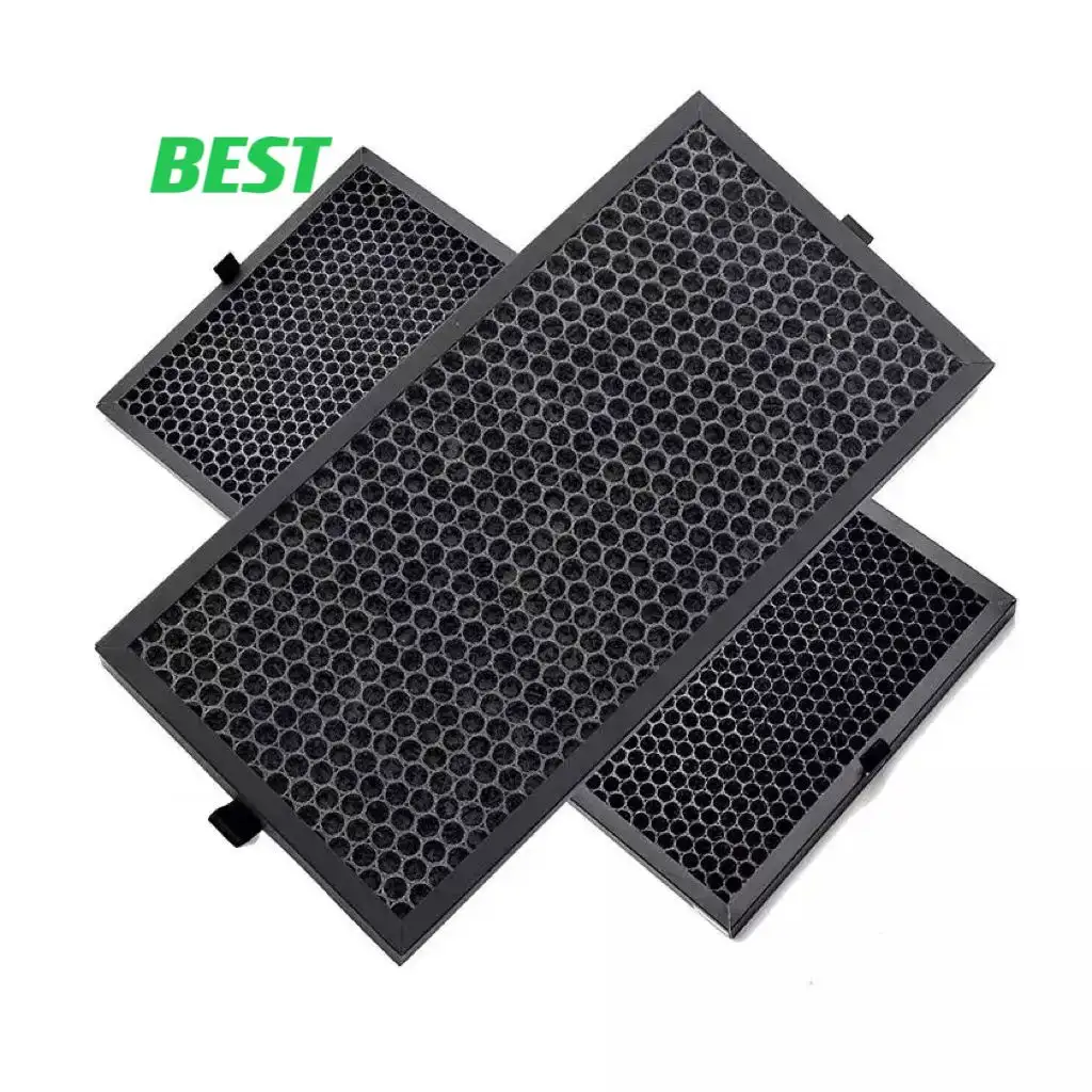 price Silver ion sterilization container custom Hepa activated carbon filter cartridge sheet purifier replacement for household